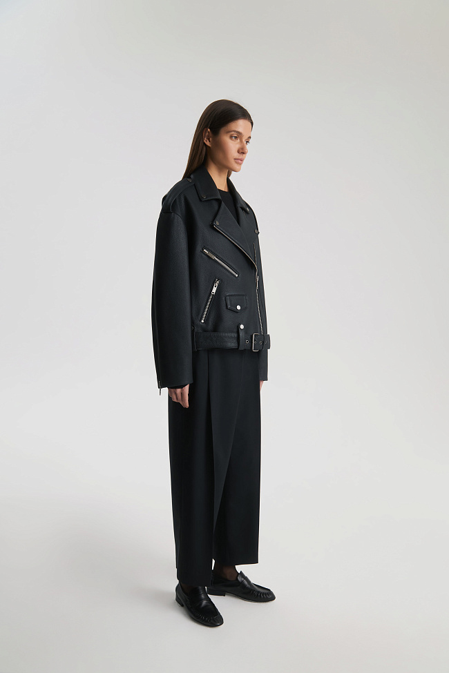 Кожаная куртка ROME — каталог женской одежды | Магазин Luda Nikishina