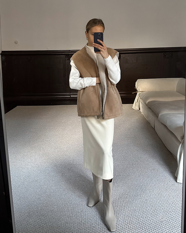 Меховой жилет Сорел (SOREL)  — каталог женской одежды | Магазин Luda Nikishina