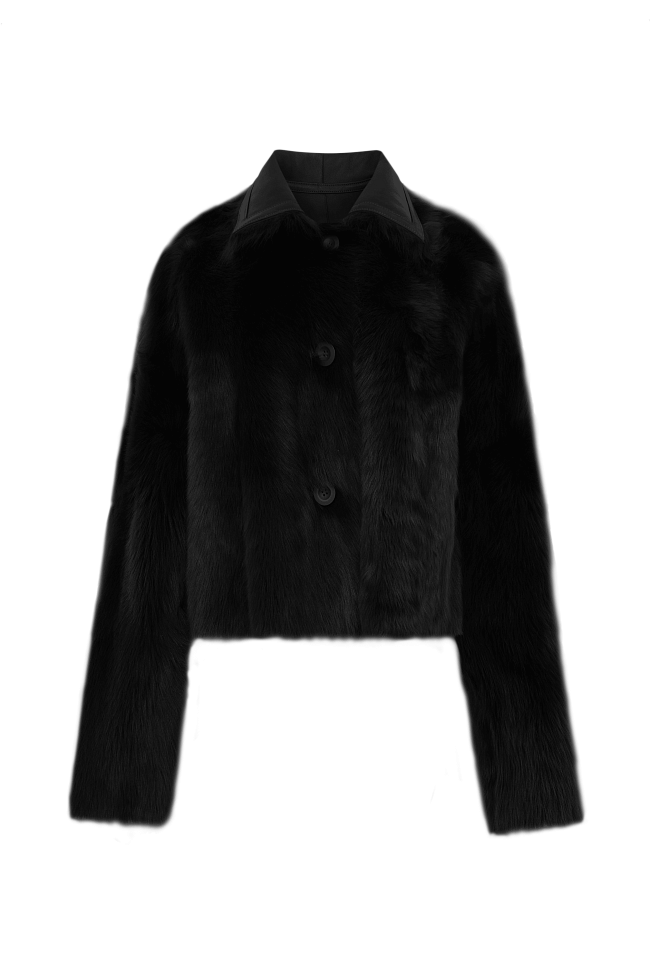 Дубленка Райз (RISE) чёрная — каталог женской одежды | Магазин Luda Nikishina